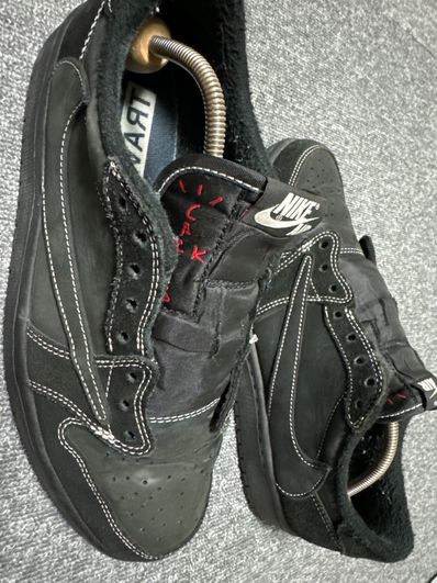 Travis Scott × Nike Air Jordan 1 Low OG SP "Black Phantom"