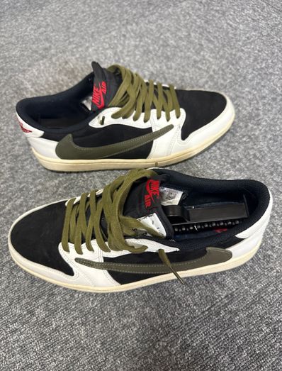 Travis Scott × Nike Women's Air Jordan 1 Low OG "Medium Olive"