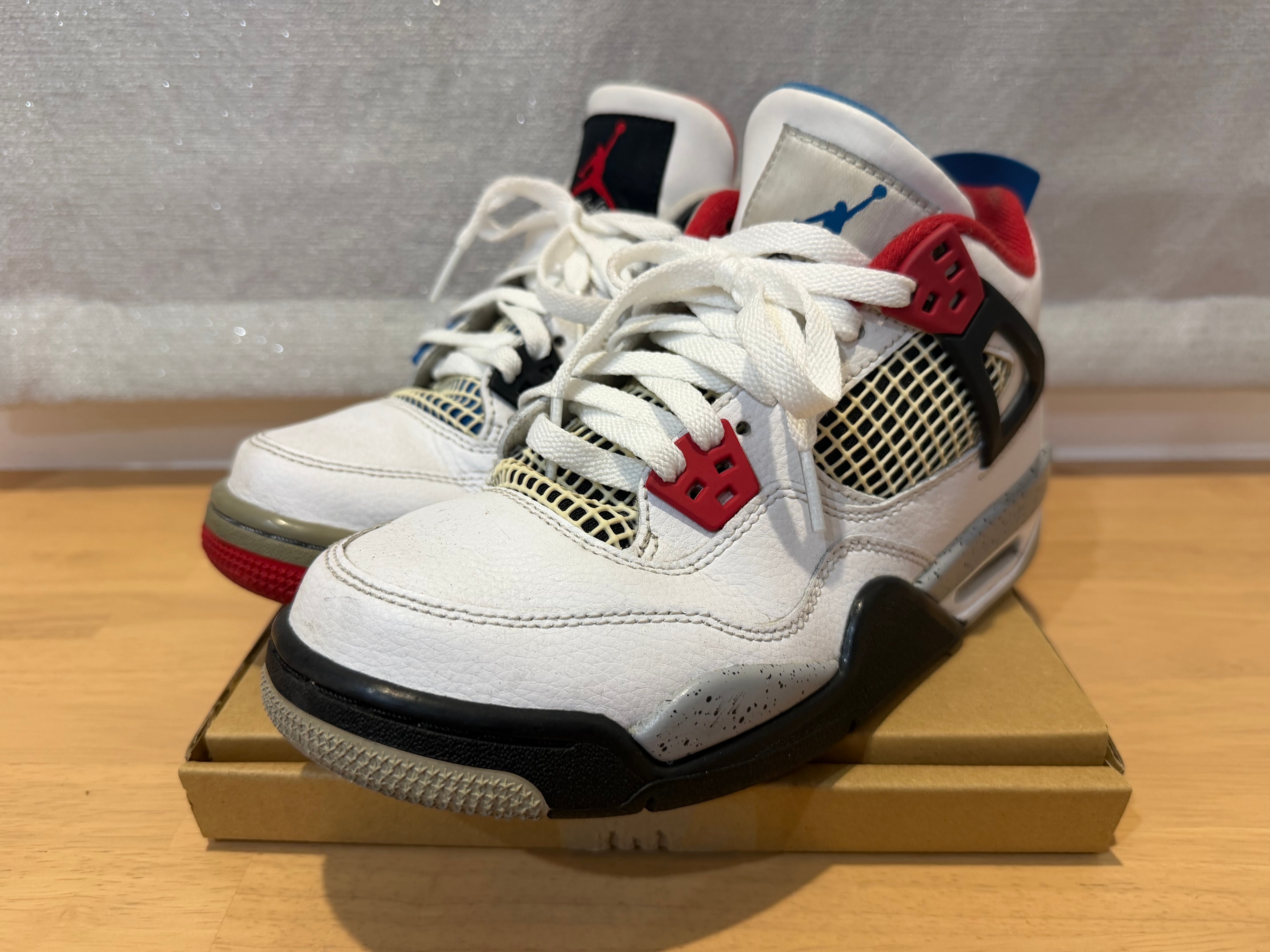 NIKE ナイキ エアジョーダン4 レトロ ワット ザ　GS 23.5センチ ナイキ エアジョーダン4 レトロ SE 