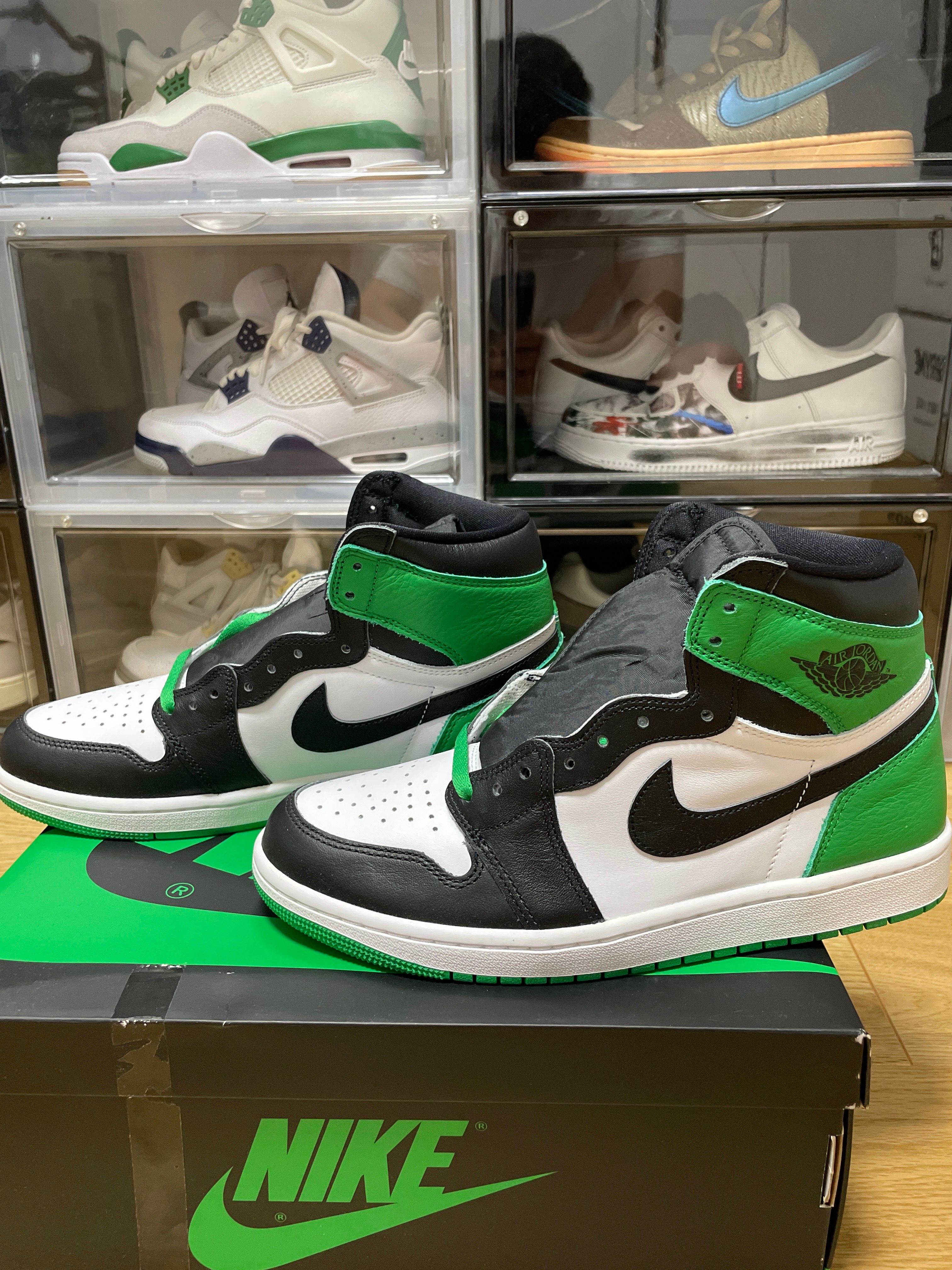 Nike Air Jordan 1 Retro High OG "Celtics/Black and Lucky Green" (2023)