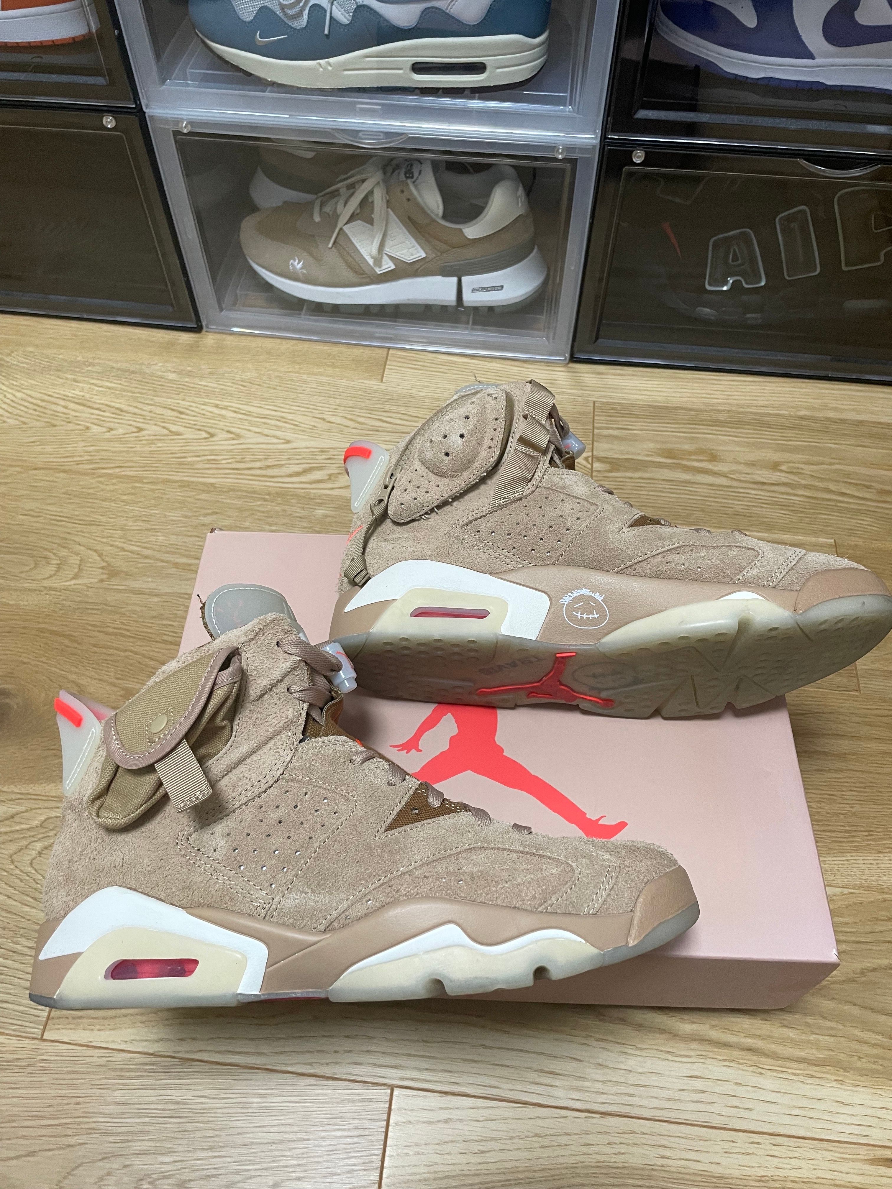 Travis Scott × Nike Air Jordan 6 "British Khaki"