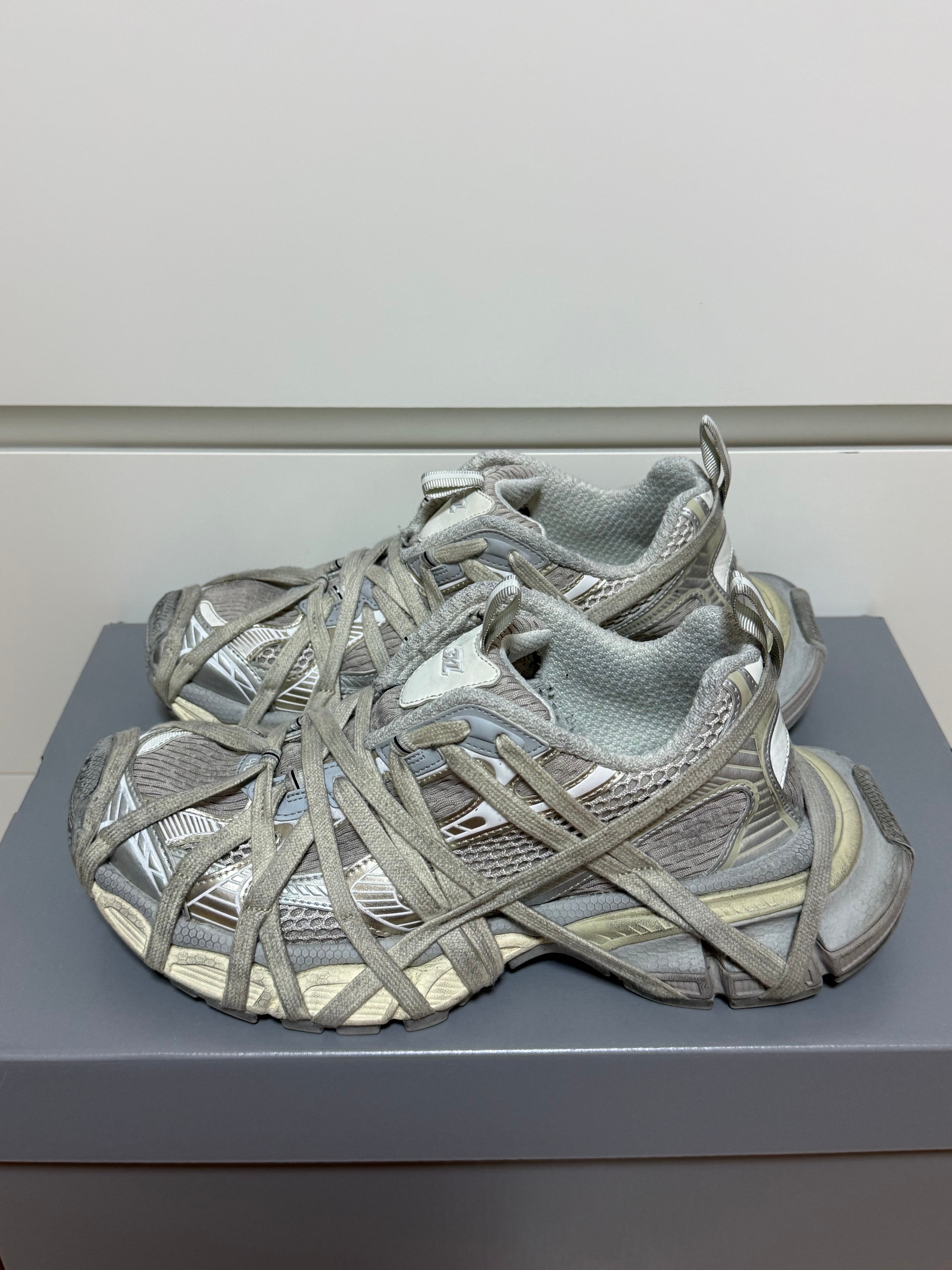 BALENCIAGA 3XL Extreme Lace Sneaker "Light Beige"