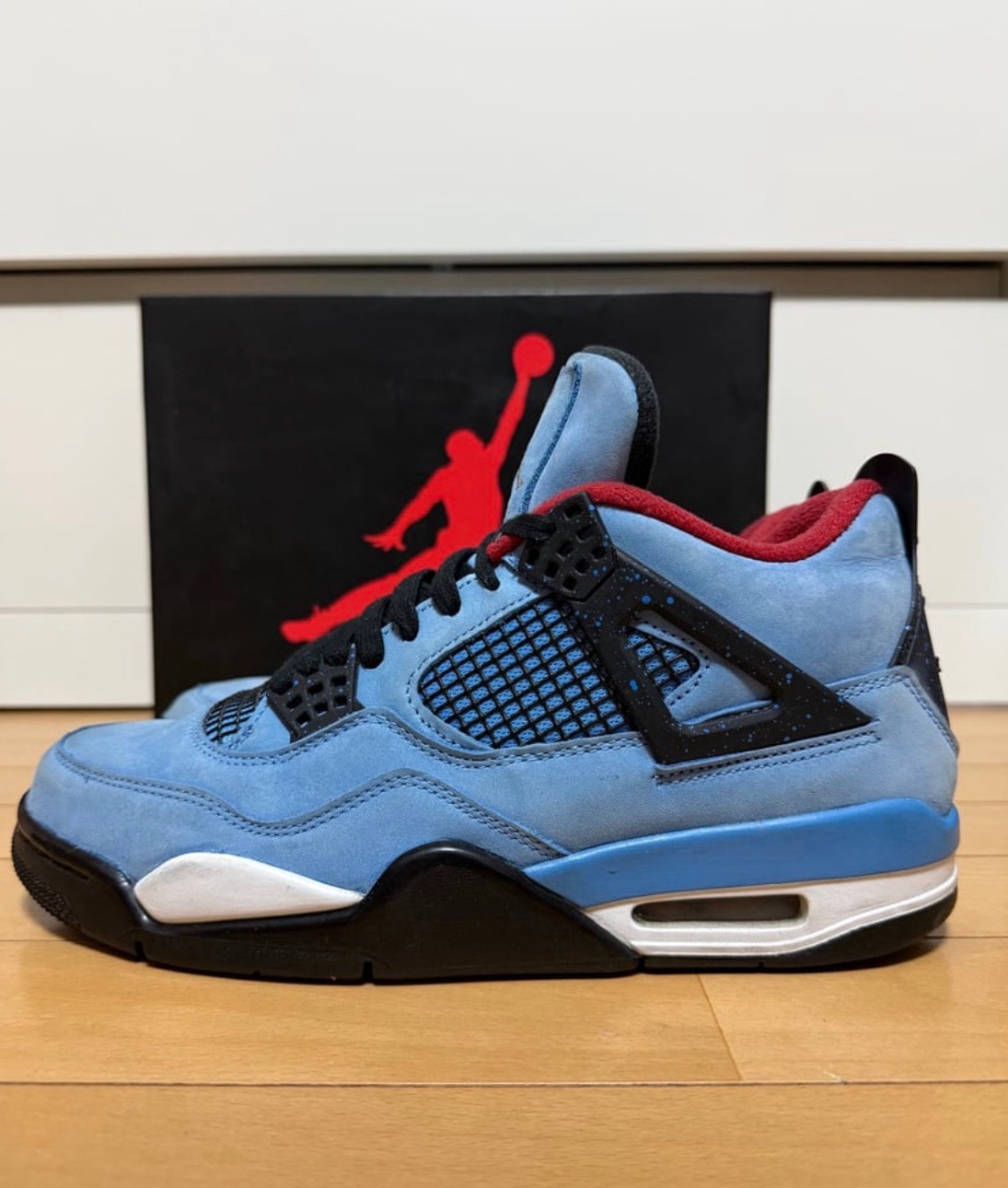 Travis Scott × Nike Air Jordan 4 Retro Cactus Jack "University Blue"