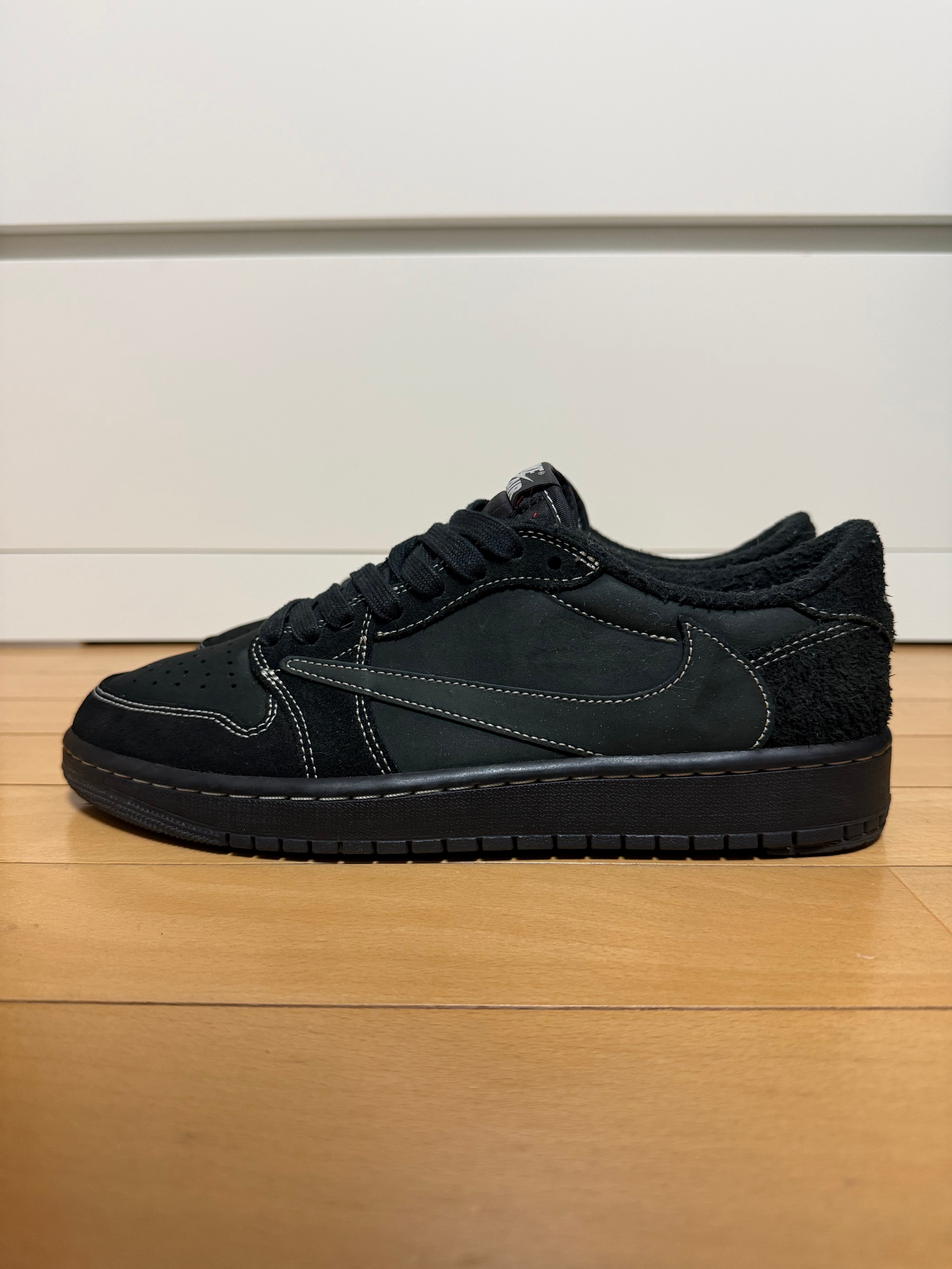 Travis Scott × Nike Air Jordan 1 Low OG SP "Black Phantom"