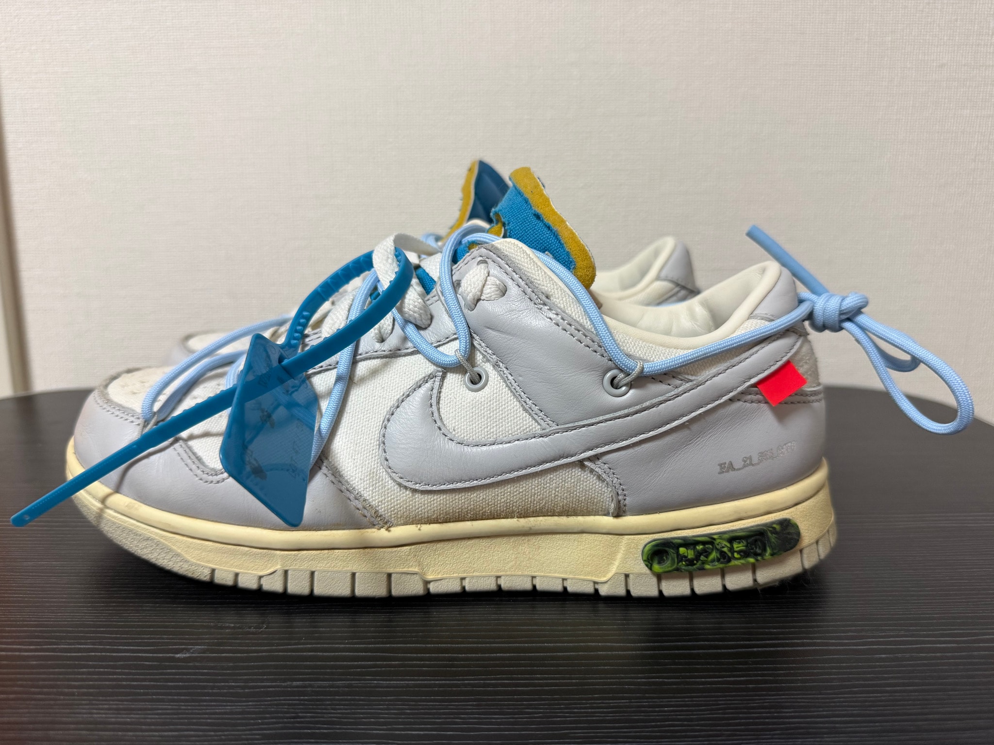 Off-White × Nike Dunk Low "Sail/Neutral Gray"