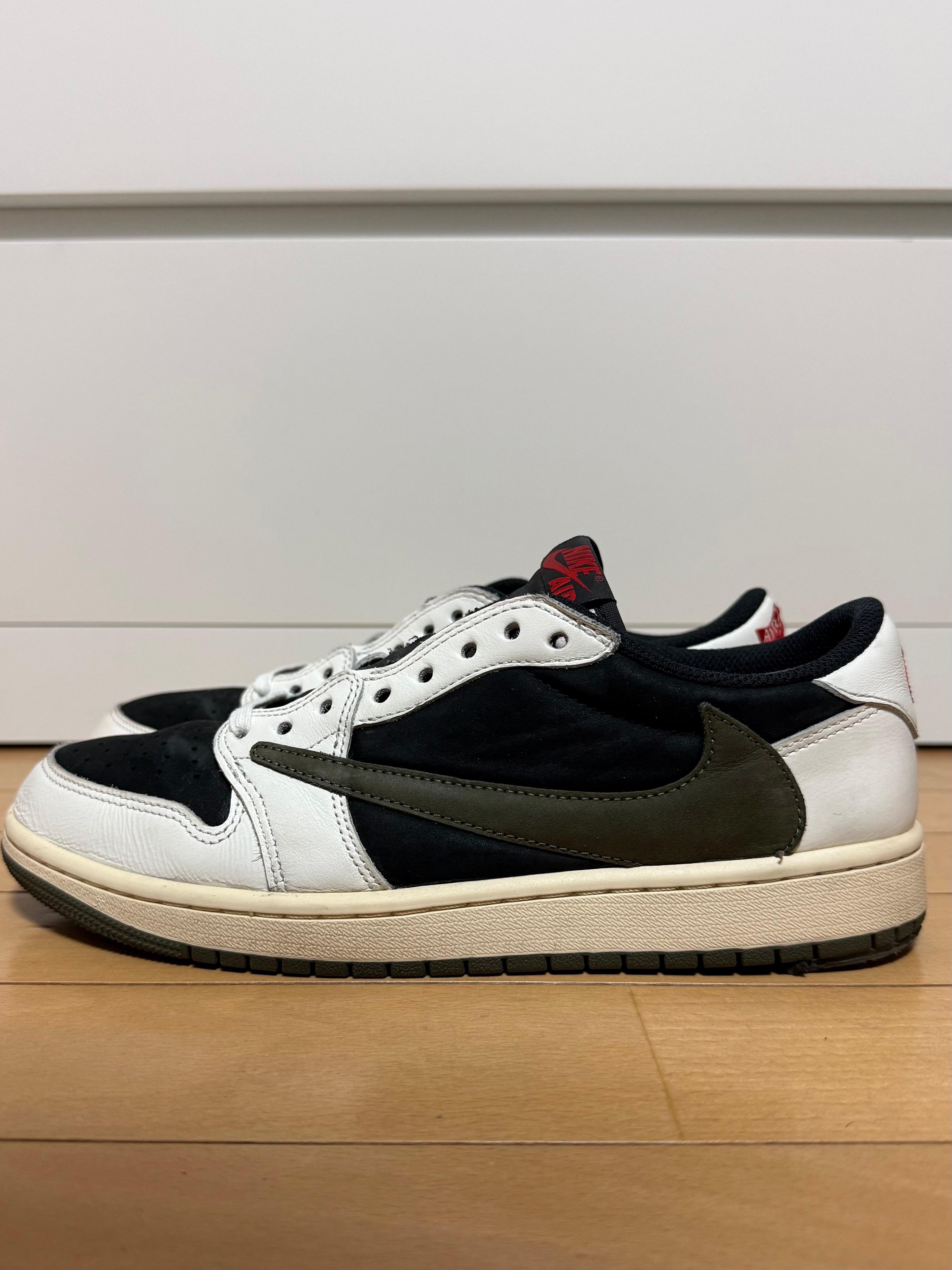 Travis Scott × Nike Women's Air Jordan 1 Low OG "Medium Olive"