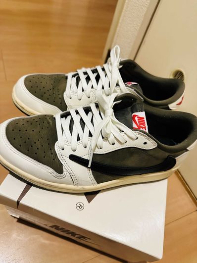 Travis Scott × Nike Air Jordan 1 Low OG SP "Reverse Olive"