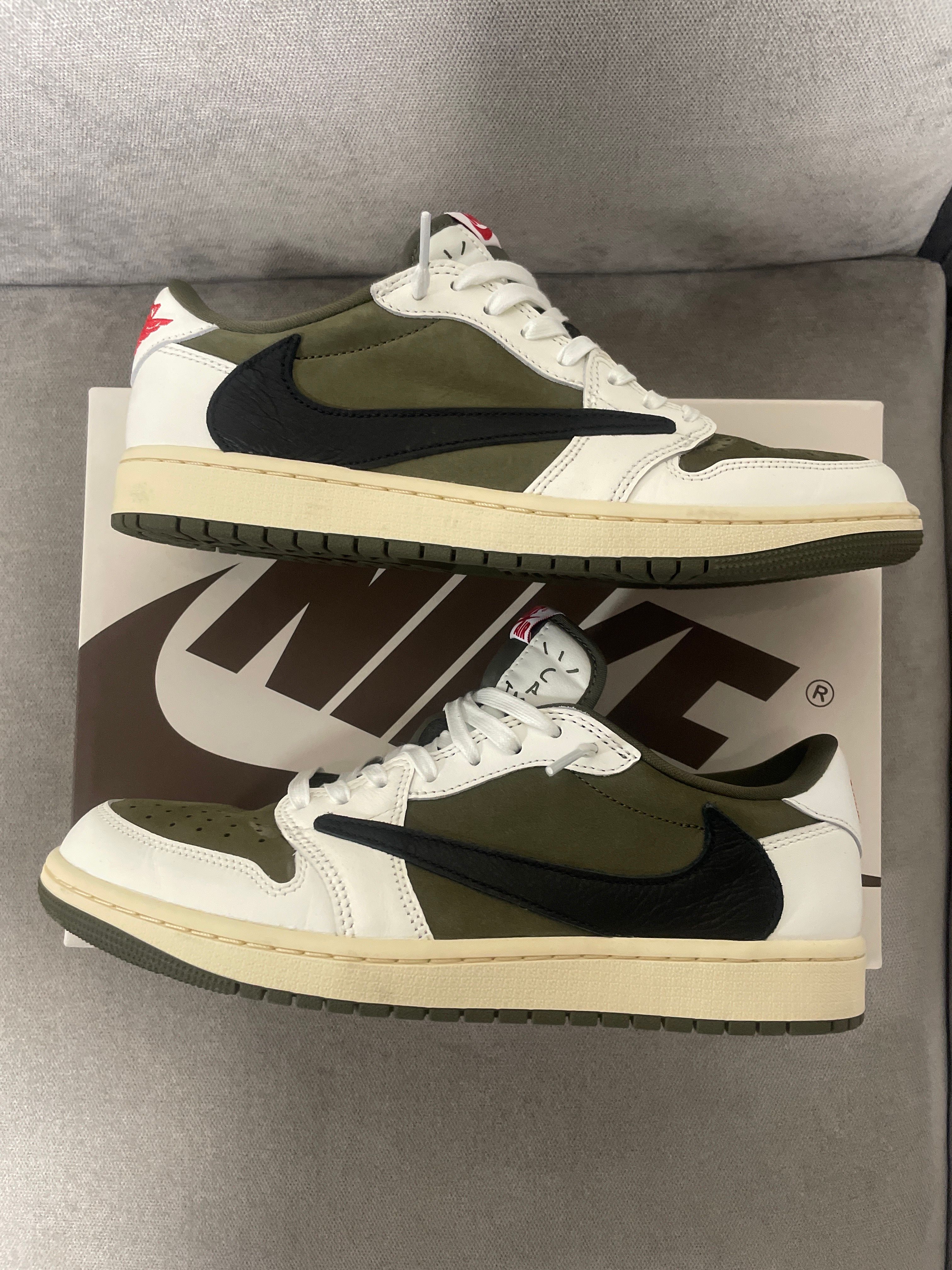 Travis Scott × Nike Air Jordan 1 Low OG SP "Reverse Olive"