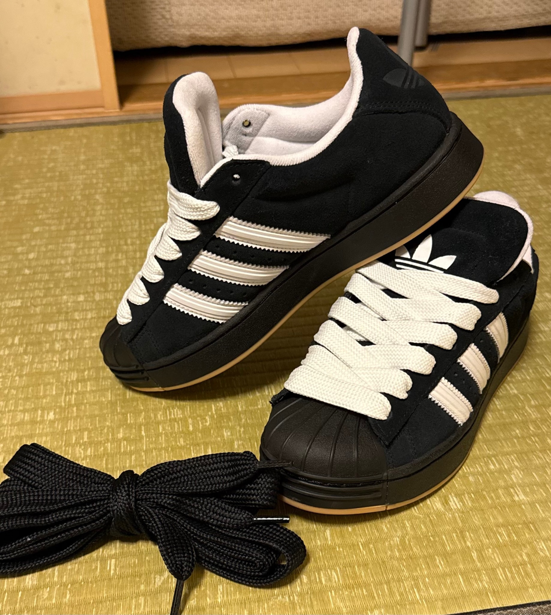 adidas Superstar ST "Core Black/Cloud White/Gum"
