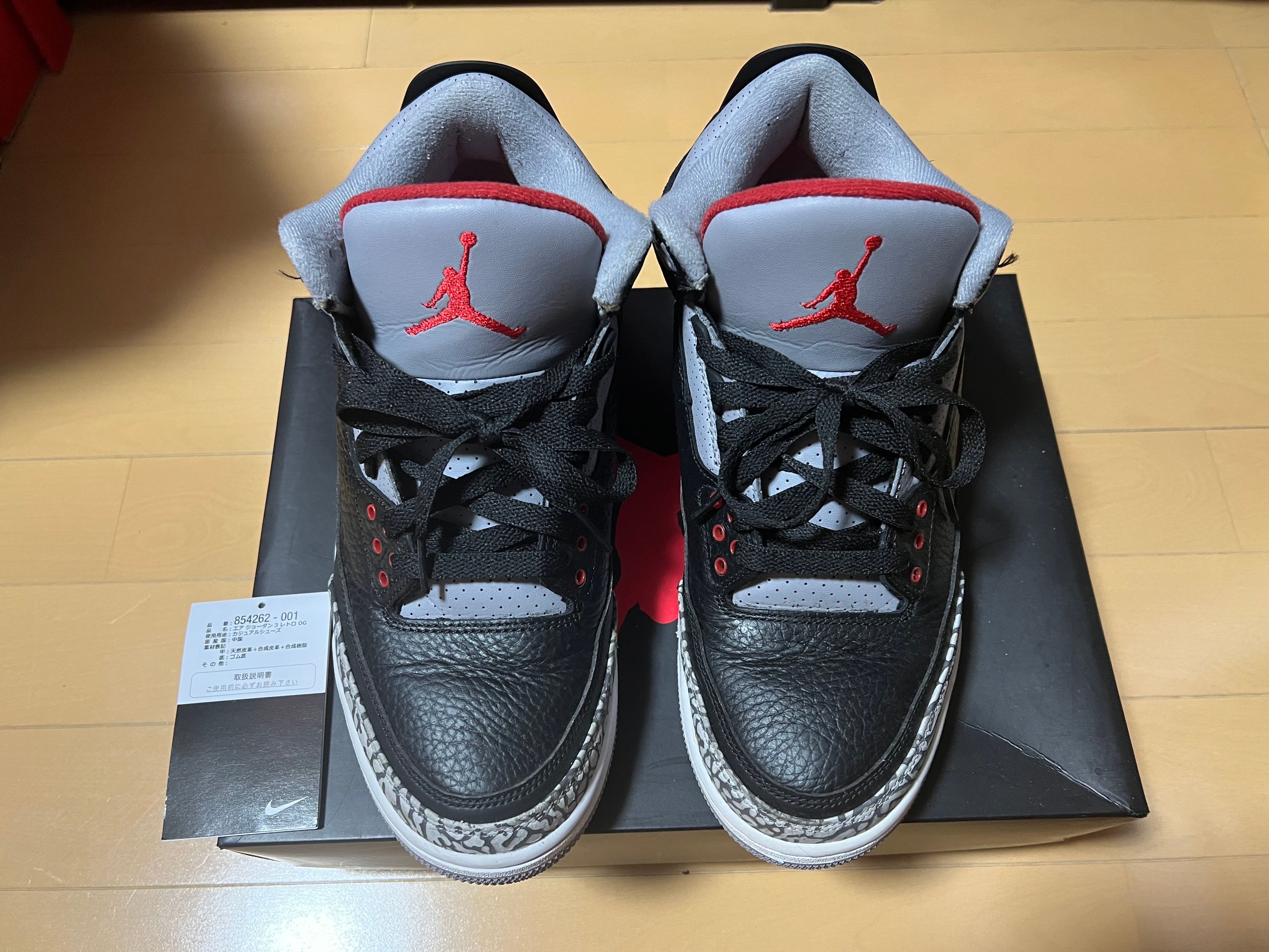 Nike Air Jordan 3 Retro OG "Black Cement" (2018)