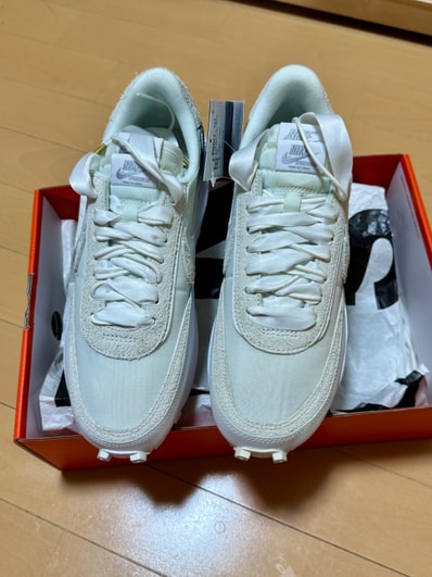 sacai × Nike LDV Waffle "Triple White"