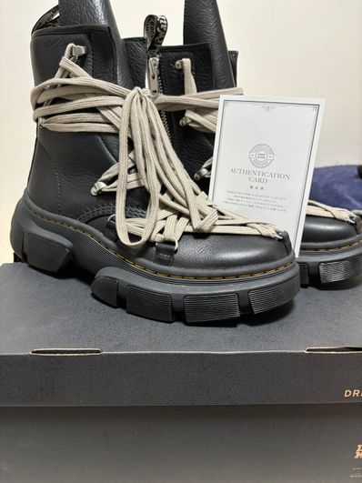 Rick Owens × Dr.Martens 1460 DMXL Mega Lace Boot "Black"