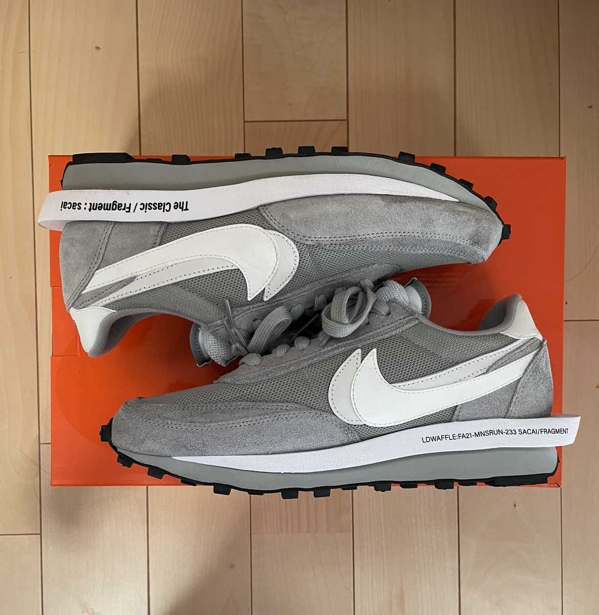 Fragment × sacai × Nike LD Waffle "Light Smoke Grey"