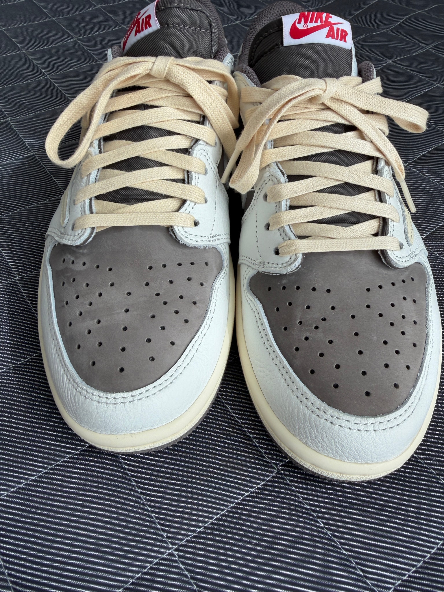 Travis Scott × Nike Air Jordan 1 Low OG SP "Reverse Mocha/Sail and Ridgerock"