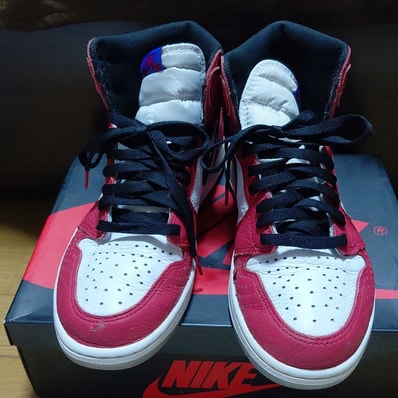 Spiderman × Nike Air Jordan 1 Origin Story "Gym Red/White/Photo Blue/Black" (Special Box)