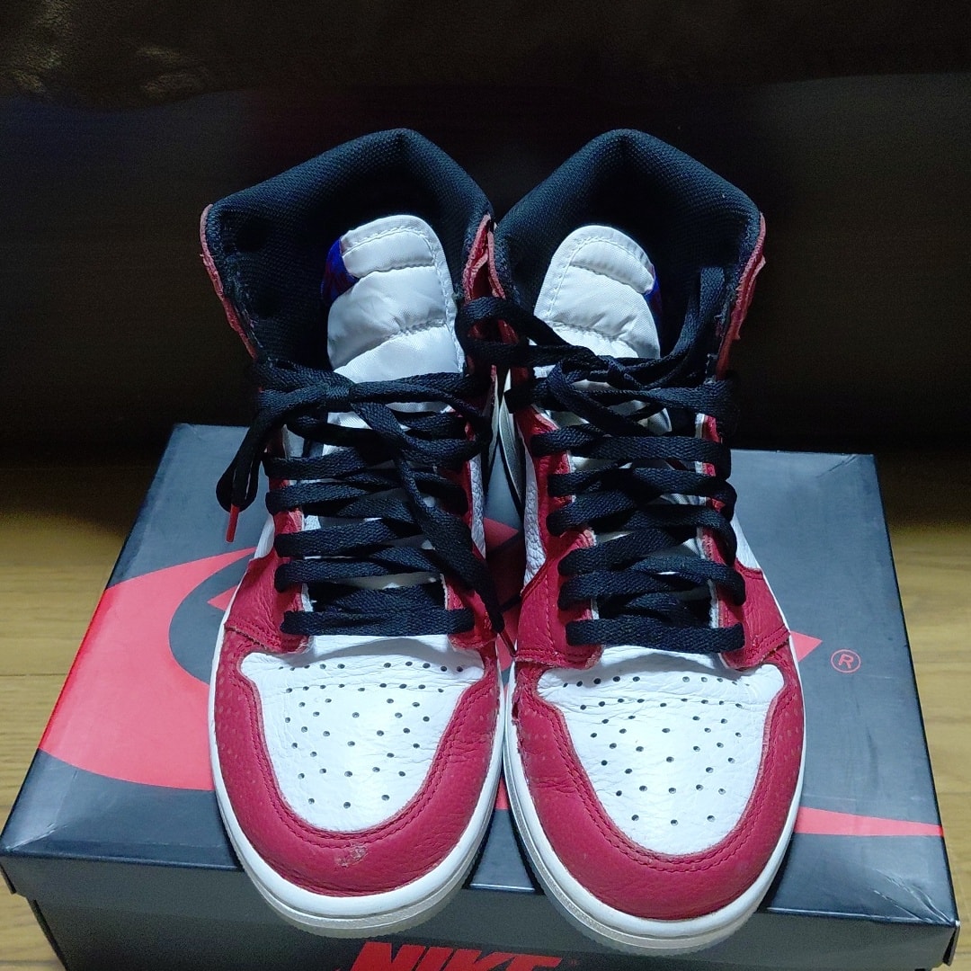Spiderman × Nike Air Jordan 1 Origin Story "Gym Red/White/Photo Blue/Black"