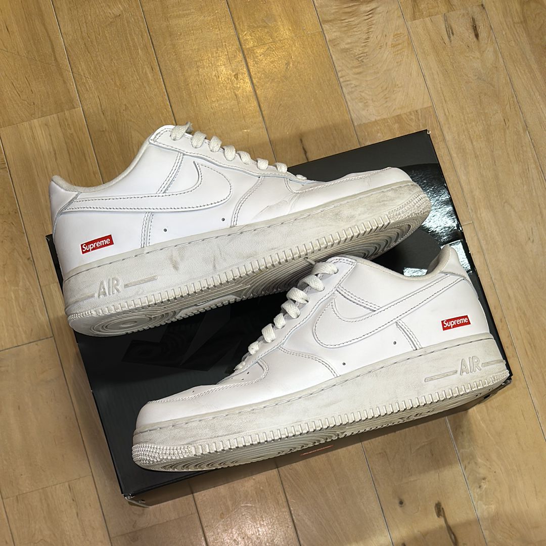 Supreme × Nike Air Force 1 Low "White"