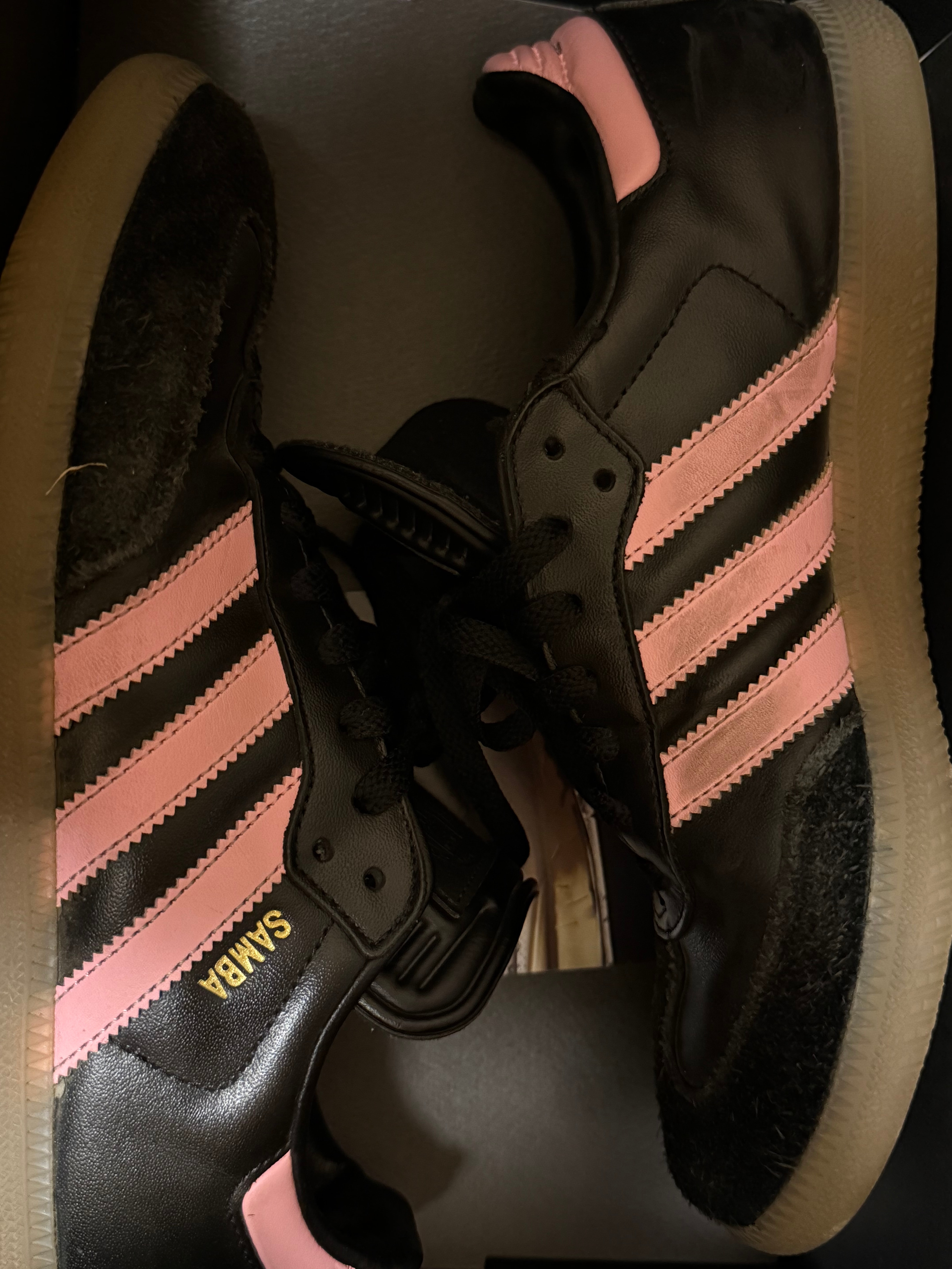 Inter Miami CF × adidas Originals Samba "Core Black/Light Pink/Gum"