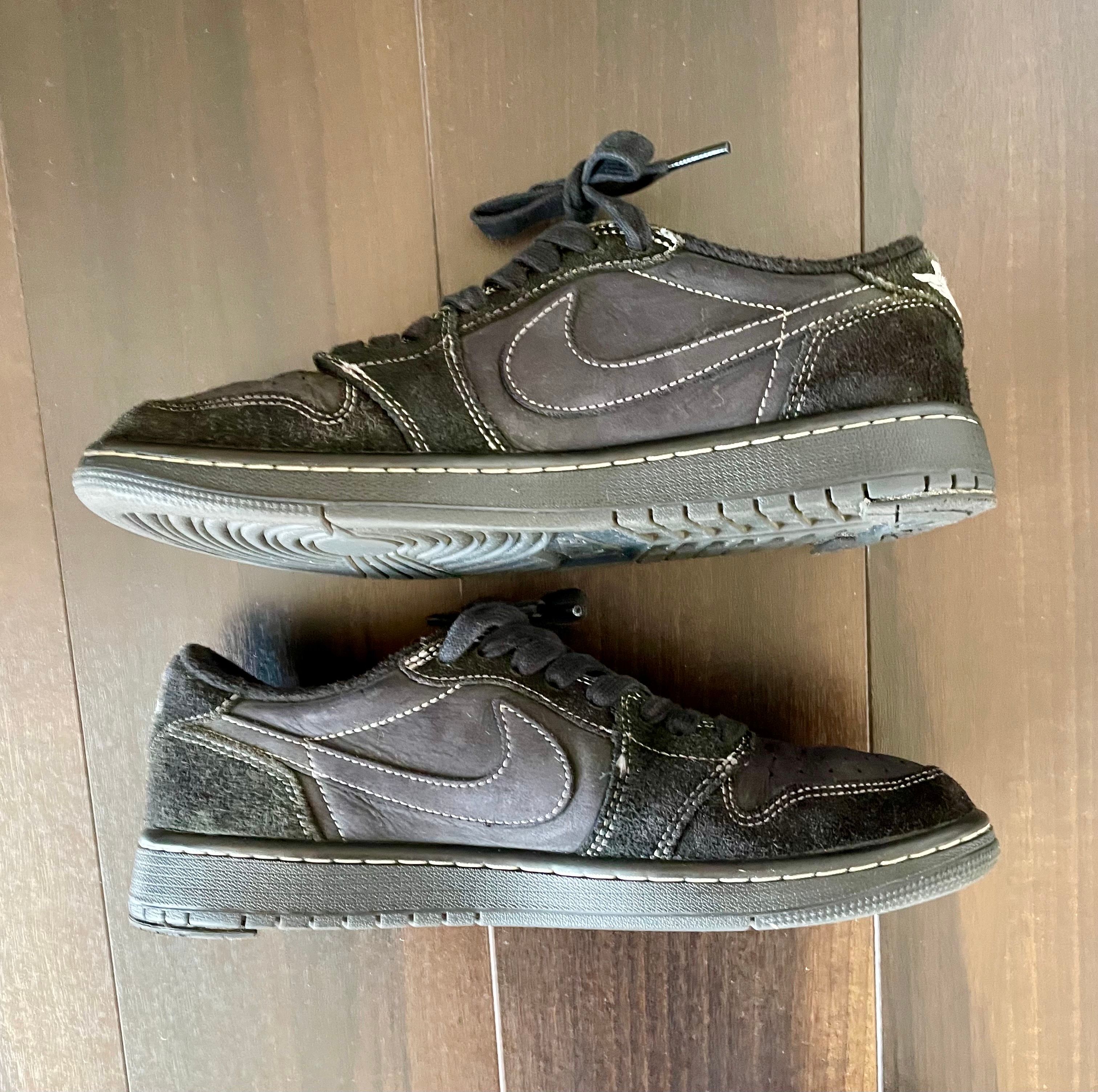 Travis Scott × Nike Air Jordan 1 Low OG SP "Black Phantom"