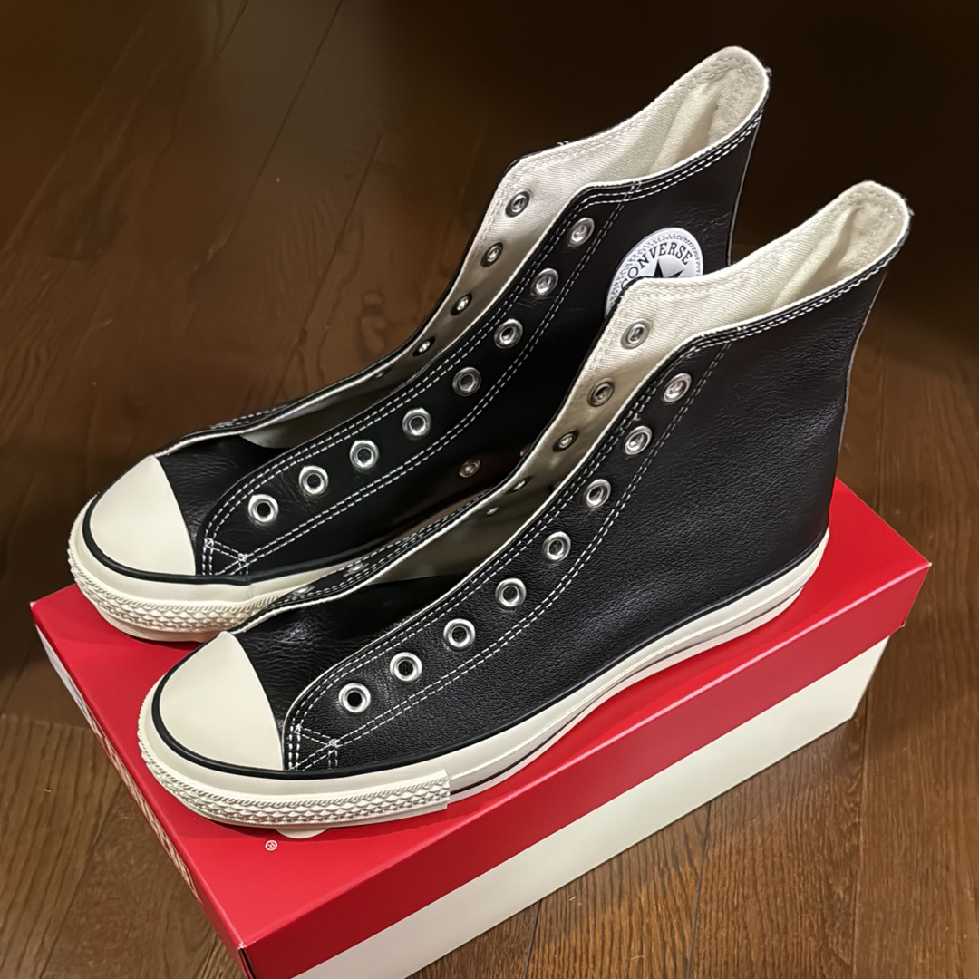 Converse Leather All Star J Hi "Black"