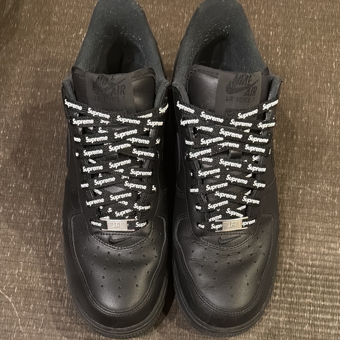 Supreme × Nike Air Force 1 Low "Black"