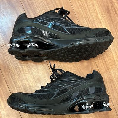 Supreme × Nike Shox Ride 2 "Black/Black-White"