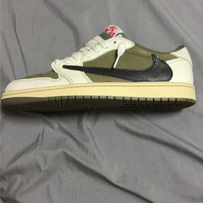 Travis Scott × Nike Air Jordan 1 Low OG SP "Reverse Olive"