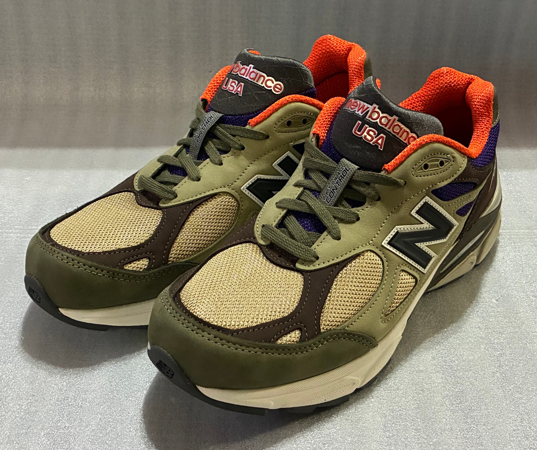 New Balance 990V3 "Khaki/Orange"