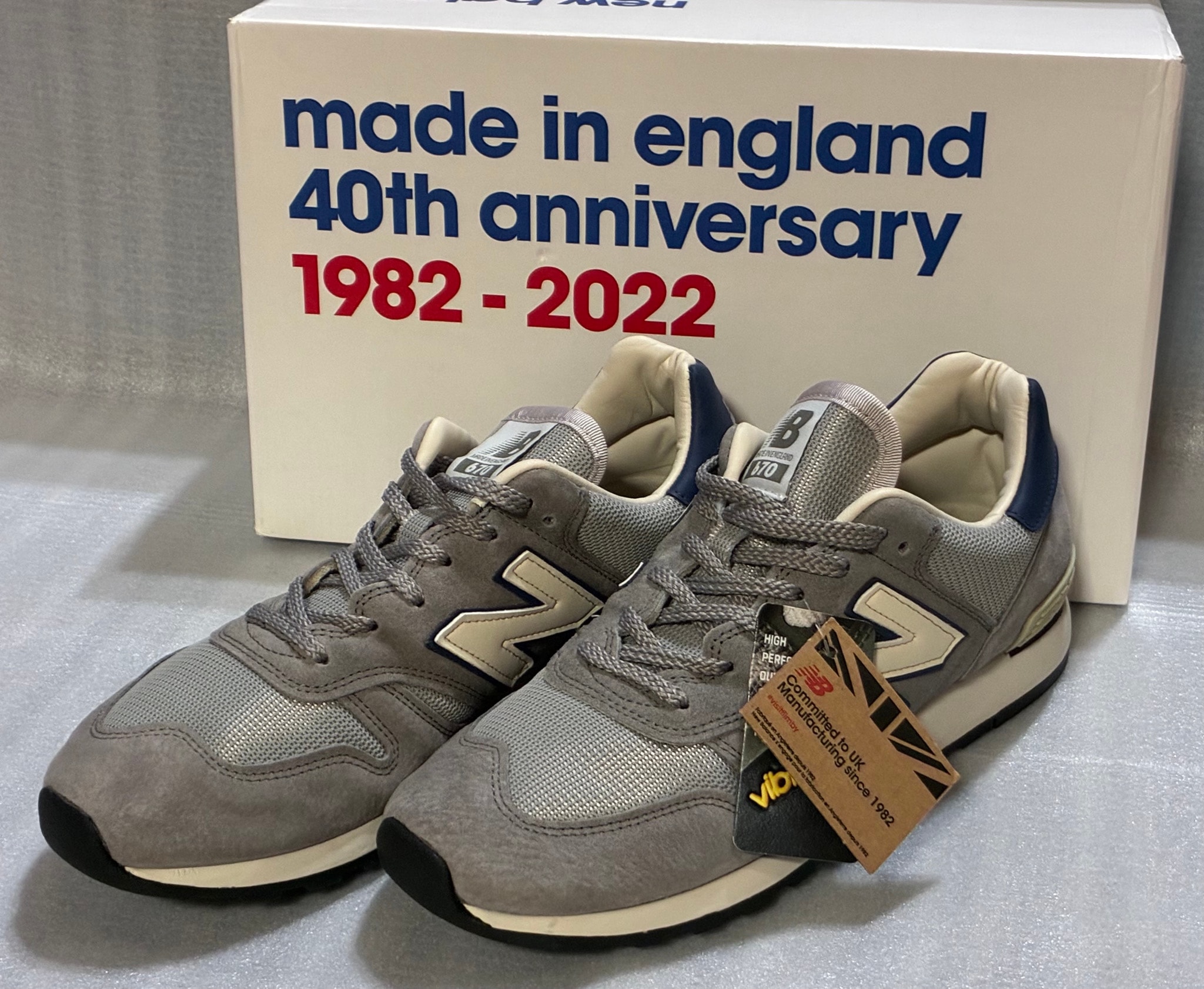 New Balance M670UKF "Gray/Navy"