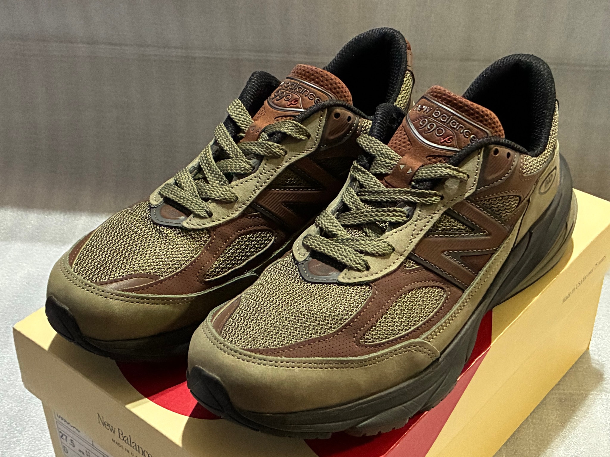New Balance 990V6 "Dark Camo/Rich Oak/Black Cement"