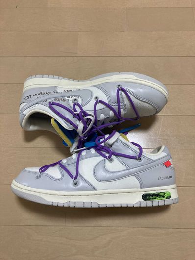 Off-White × Nike Dunk Low "Sail/Neutral Gray"