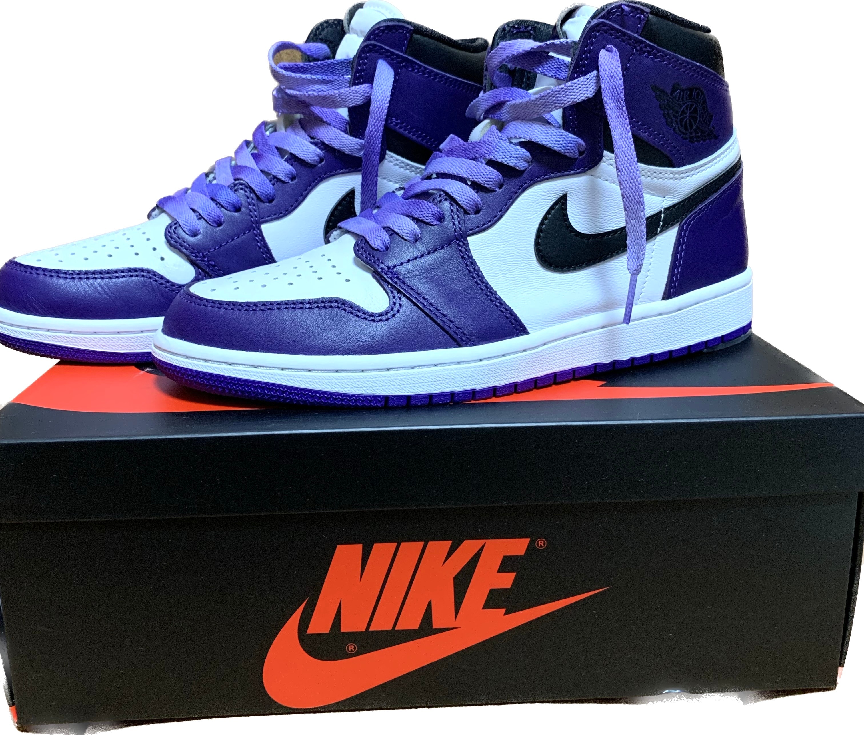Nike Air Jordan 1 Retro High OG "Court Purple White/Black" (2020)   