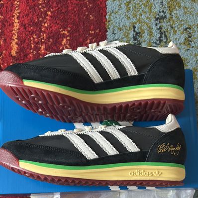 Bob Marley × adidas SL 72 RS One Love "Core Black/Cloud White/Off White"