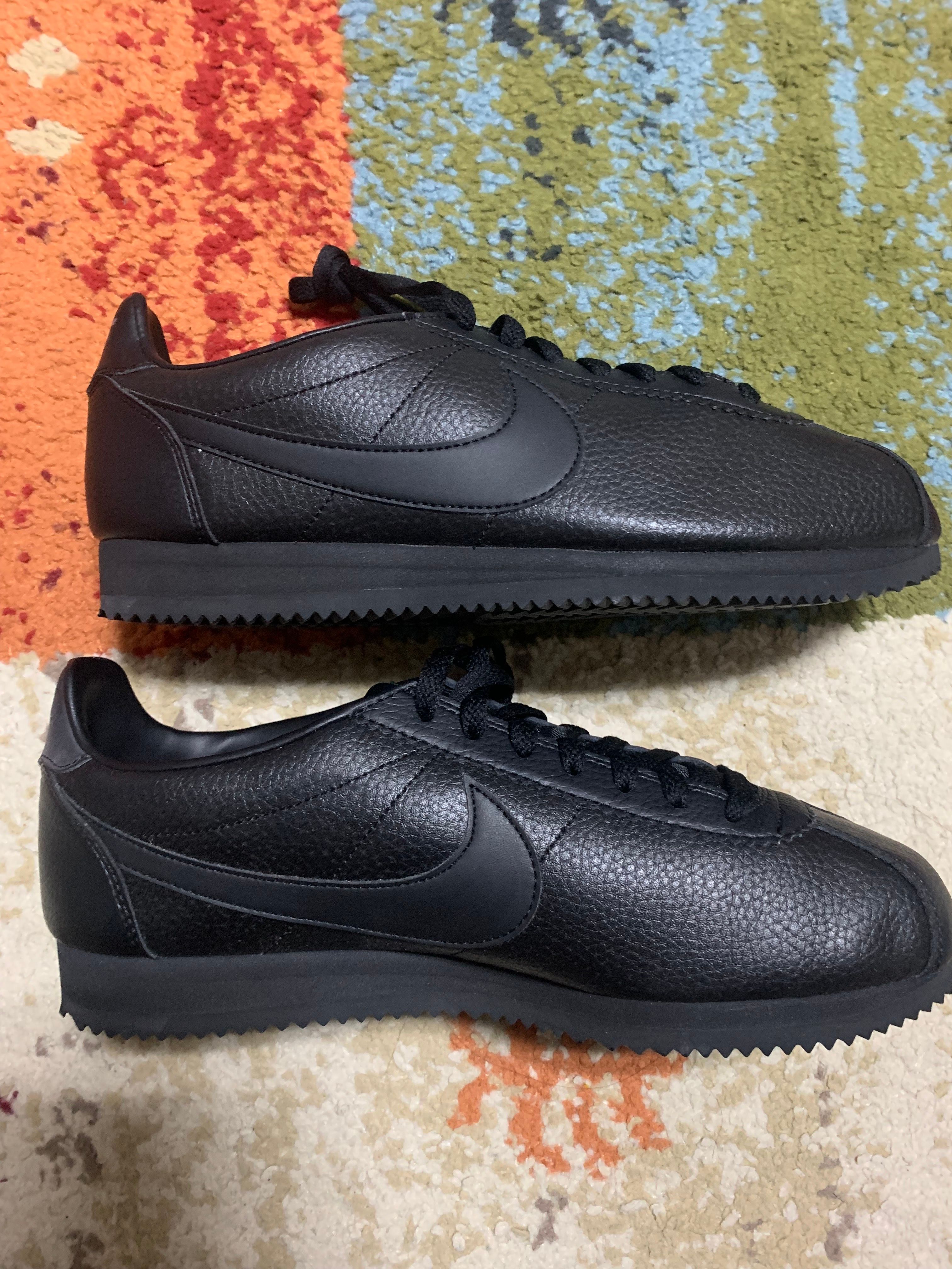 Nike Classic Cortez Leather "Triple Black"