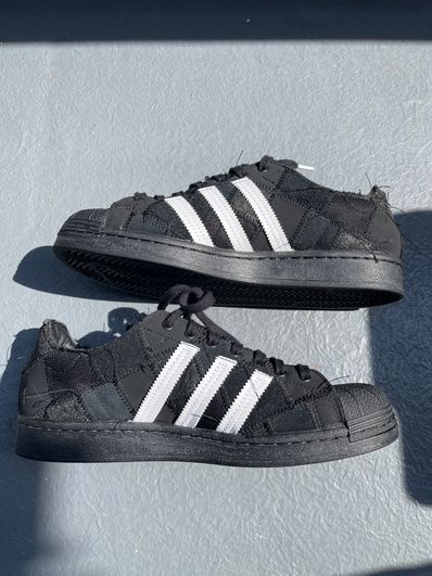 RECOUTURE × atmos × adidas Superstar "Black"