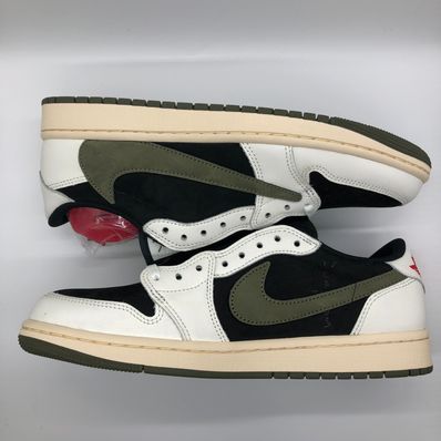 Travis Scott × Nike Women's Air Jordan 1 Low OG "Medium Olive"