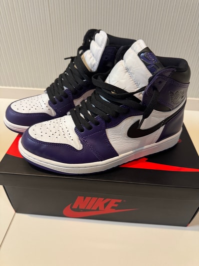 Nike Air Jordan 1 Retro High OG "Court Purple White/Black" (2020)
