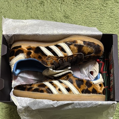 Wales Bonner × adidas Samba Pony Leo Low "Dark Brown/Cream White"
