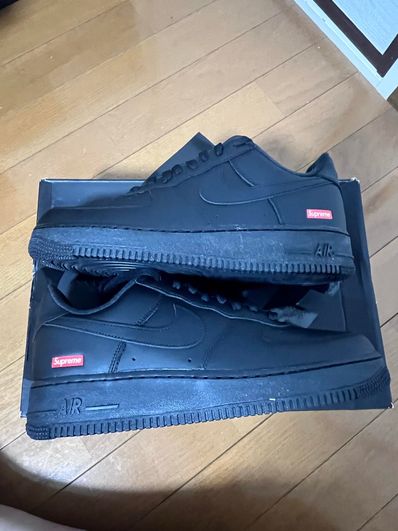 Supreme × Nike Air Force 1 Low "Black"