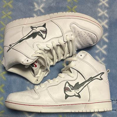 Oski x Nike SB Dunk High "Great White Shark"