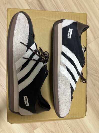 Song for the Mute × adidas Country OG Low Trainers "Core Black/Core White/Wonder Beige"