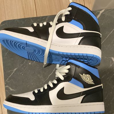 Nike Women's Air Jordan 1 Mid "Black/University Blue"