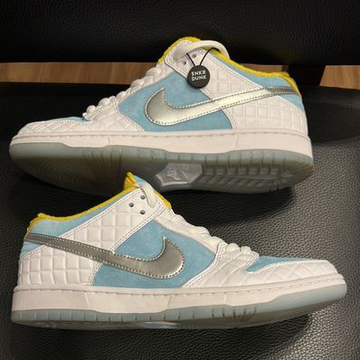 FTC × Nike SB Dunk Low "White/Blue"