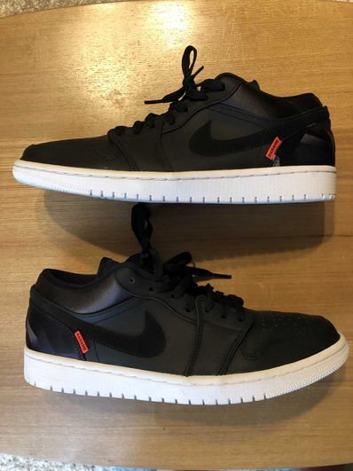 NIKE × PARIS SAINT GERMAIN AIR JORDAN 1 LOW PSG "BLACK"