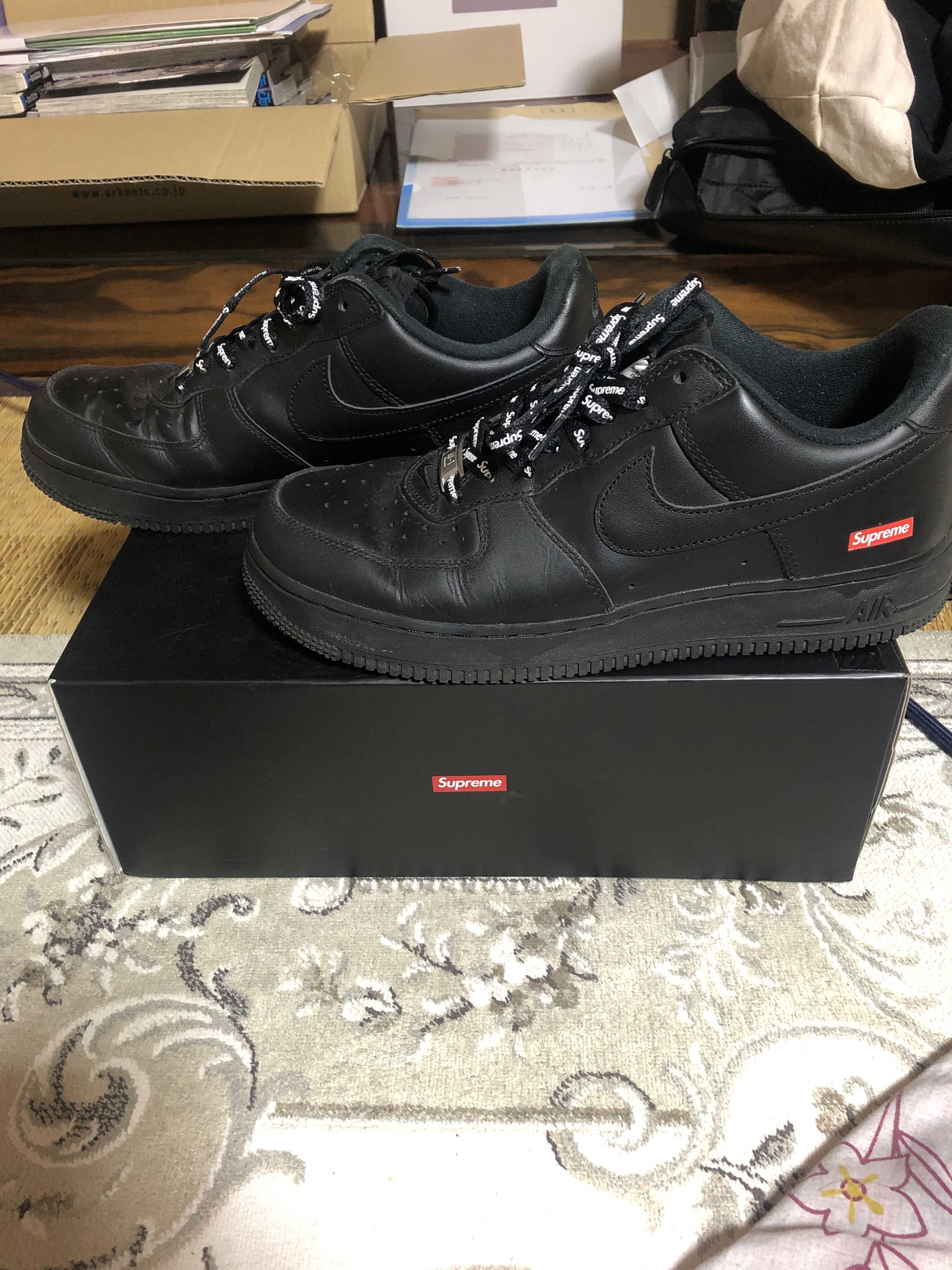 Supreme × Nike Air Force 1 Low "Black"