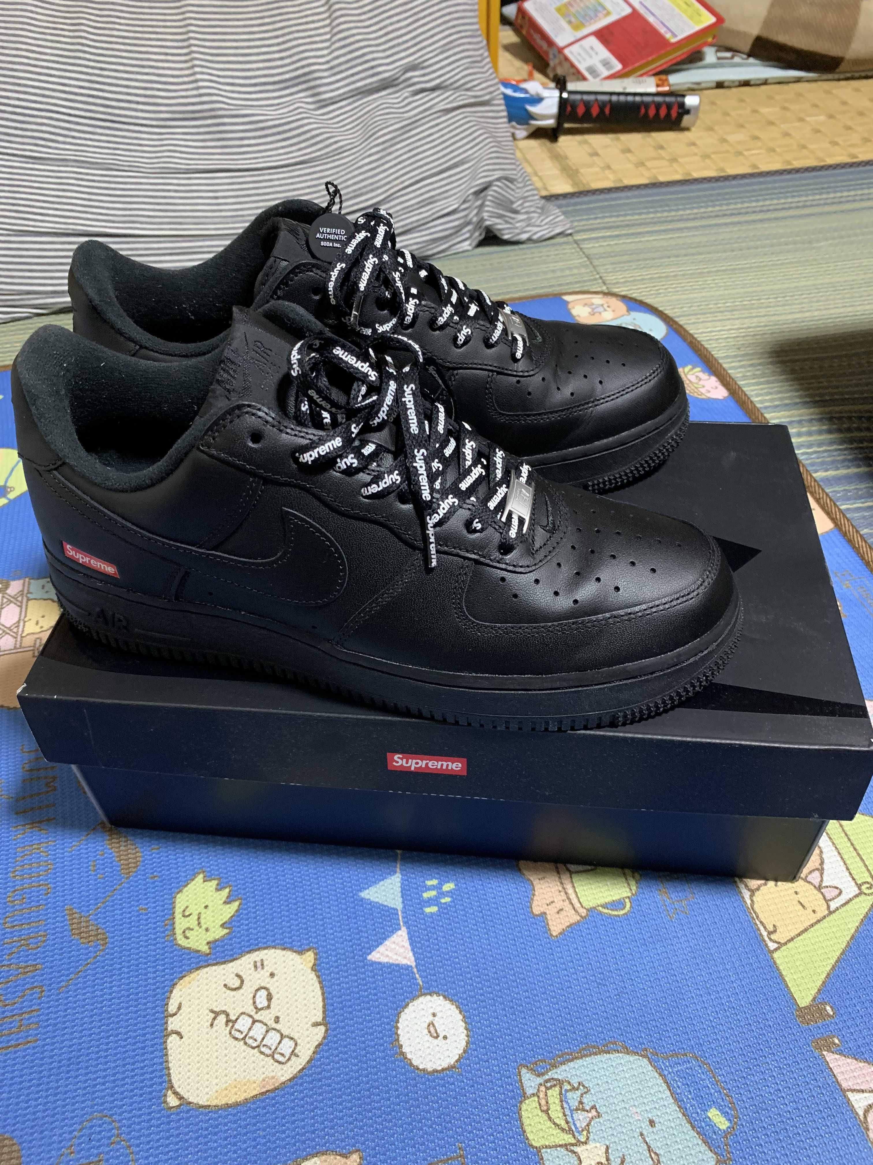Supreme × Nike Air Force 1 Low "Black"
