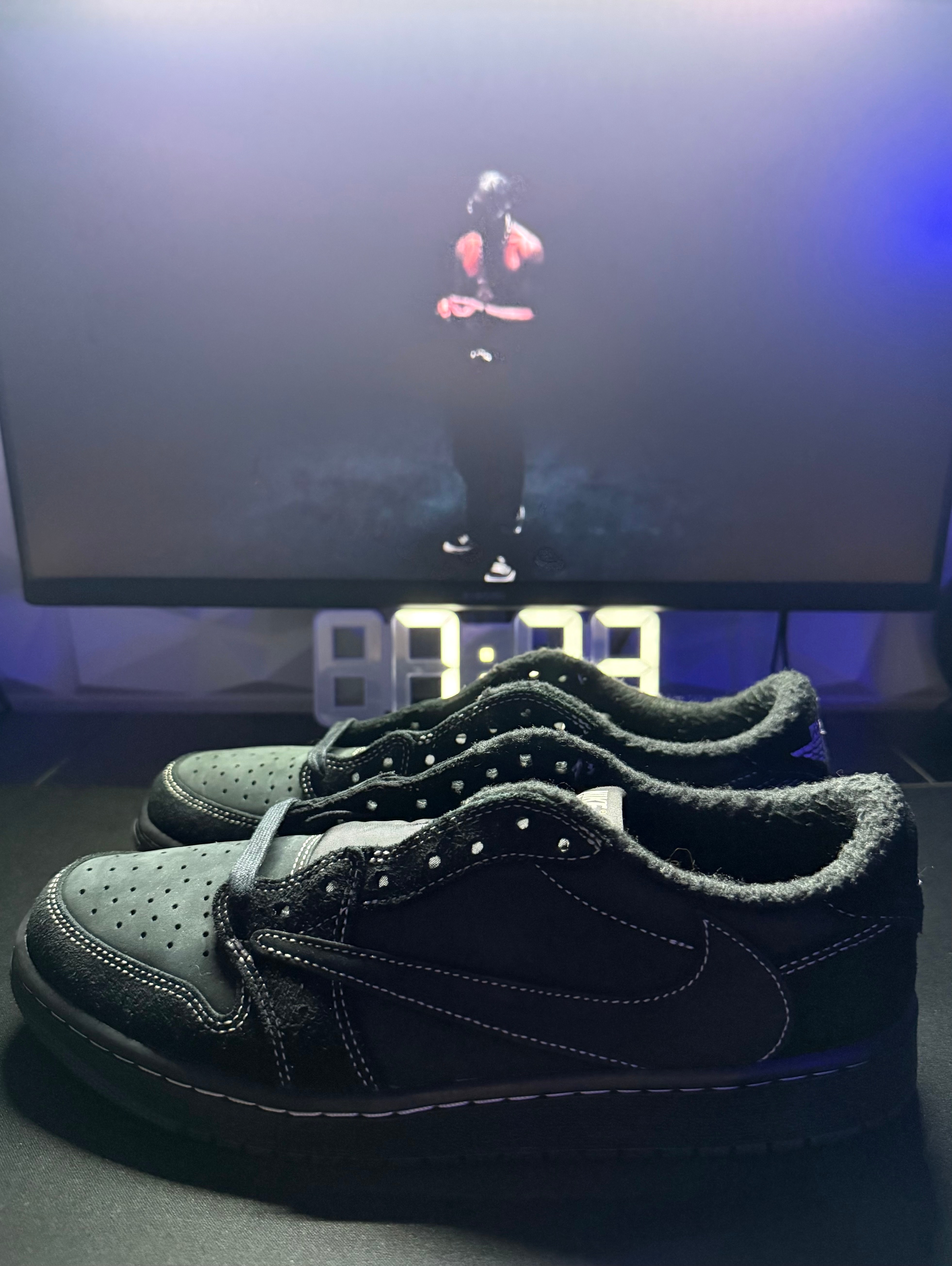 Travis Scott × Nike Air Jordan 1 Low OG SP "Black Phantom"