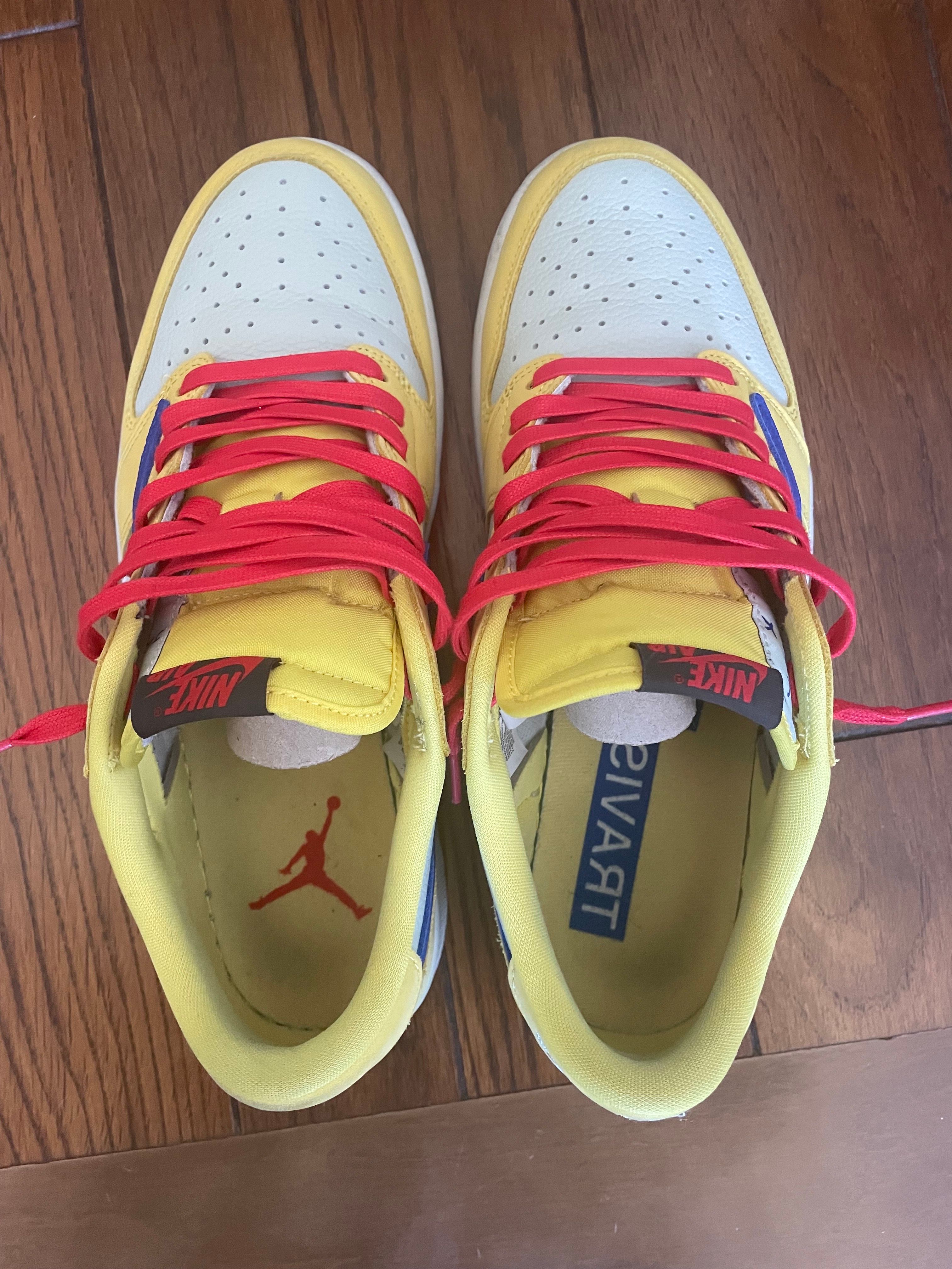 Travis Scott × Nike Women's Air Jordan 1 Retro Low OG "Canary"