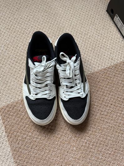 Travis Scott × Nike Women's Air Jordan 1 Low OG "Medium Olive"