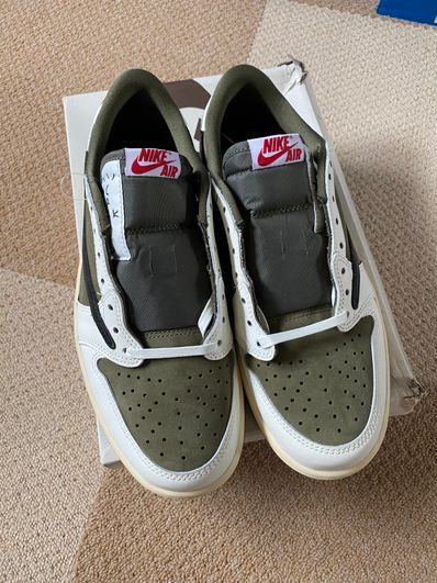 Travis Scott × Nike Air Jordan 1 Low OG SP "Reverse Olive"